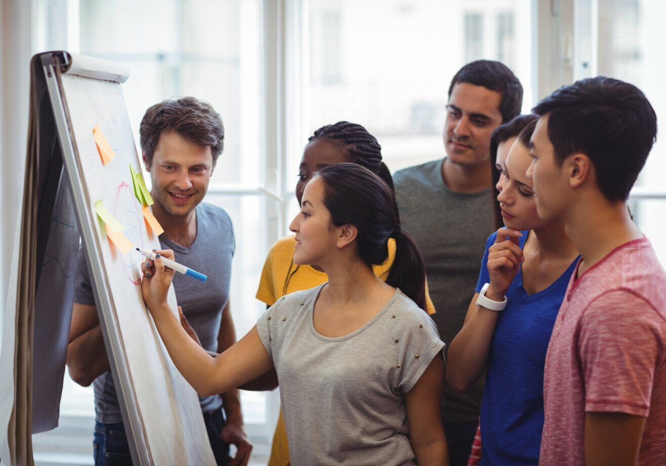 business-executive-explaining-her-colleagues-whiteboard_1170-1818